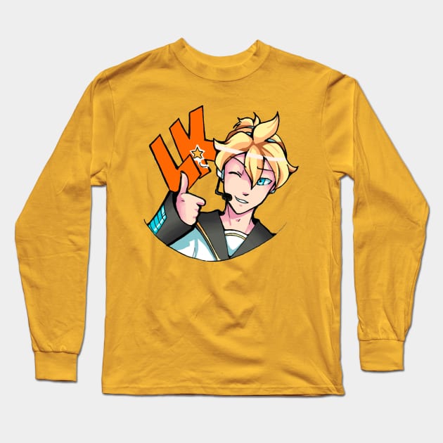 Len Kagamine Long Sleeve T-Shirt by shikicraig